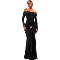 Moda Minx Jerseykleid Samantha Off Shoulder Dress im schulterfreien Design