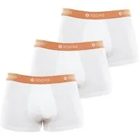ROOXS Boxershorts Enge Unterhosen Herren Männer (3-St) Baumwolle Retroshorts