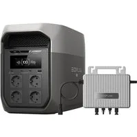 Ecoflow ECOFLOW DELTA 3 Max tragbare Powerstation, 2 048 Wh Solargenerator Powerstation, Solargenerator für Zuhause, Stromausfälle, Wohnmobil & Outdoor
