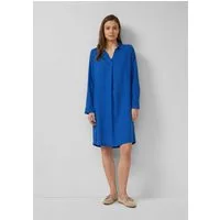 s.Oliver Midikleid Kleid Leinenmix-Kleid mit Turn-up