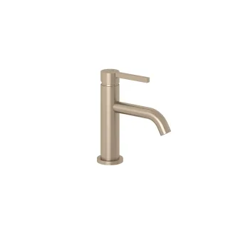 KLUDI NOVA FONTE Pura Waschtisch-Einhandmischer 100 mit Push-Open Stainless Brushed Nickel 20288N515