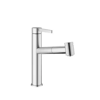 KWC Hebelmischer BEVO E Auszugbrause, A220, edelstahl,125345 125345