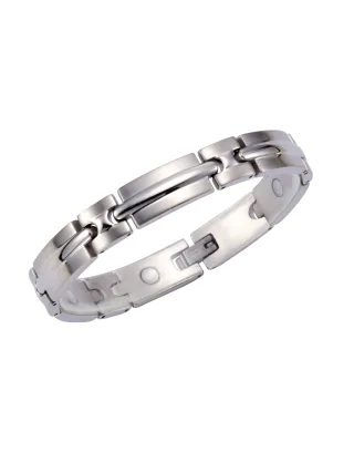 Zeeme Stainless Steel Armband Edelstahl glanz matt 19cm lang
