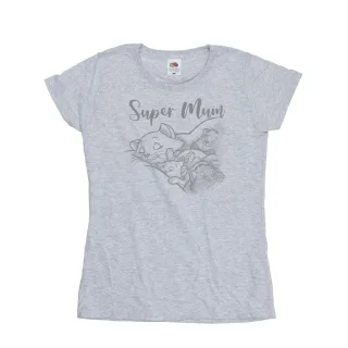 Disney - "The Aristocats Marie Super Mum" T-Shirt für Damen (Grau)