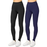 Merry Style Leggings 2er Pack Viskose Damen Lang Hose MS10-143 (2-tlg)