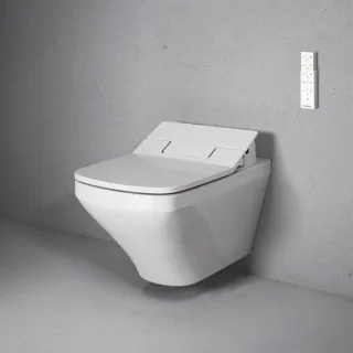 Duravit DuraStyle Dusch-WC Set 631001002004300 weiß, , rimless mit SensoWash Slim Dusch WC-Sitz
