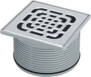 Viega Aufsatz 4922.5 Rost verschraubt in 150x150mm Kunststoff grau 555504