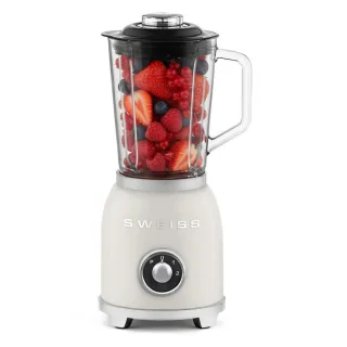 Sweiss Mixer, Beige, Metall, 19x39.3x18.5 cm, Küchengeräte, Mixer