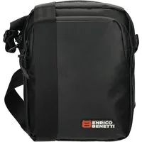 Enrico Benetti Umhängetasche Kleine Crossbody Tasche Herren (Schultertasche zum umhängen, schwarz, Geschenke für Männer), aus wasserabweisendem Material