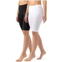 Merry Style Leggings 2 Pack Damen Kurze Leggings aus Viskose MS10-145 (2-tlg) elastischer Bund