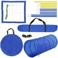 PawHut Agility-Hürde Hundesport, PE, Polyestergewebe