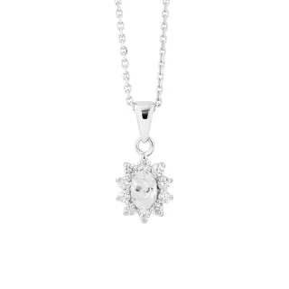 DIADEMA - Halskette - Lila Kristall - Love Jewelry Kollektion