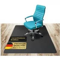 LP projekt Bodenschutzmatte Transparent – Kratzfest & Rutschfest für Bürostuhl, Erhältlich in 74×120 cm, 90×120 cm, 115×135 cm, 117×153cm & 117×180 cm, Schutzunterlage fürs Büro – Langlebig, Leise & Pflegeleicht