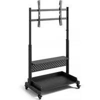 FITUEYES TV-Ständer, (bis 85 Zoll, mobiler Fernsehständer, höhenverstellbar, rollbar)