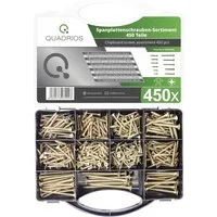 Quadrios Schrauben-Set Quadrios 2109SA045 2109SA045 Spanplattenschrauben-Sortiment 450 St.