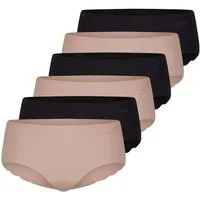 sloggi Panty 6er Pack ZERO Microfibre 2.0 (Spar-Set, 6-St) Short Slip - Nahtlos - Kein Abzeichnen unter Kleidung