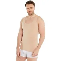 FINN Design Shapinghemd mit starker Kompression -Formendes Tank Top Herren mit Bauchweg Effekt Shapewear Unterhemd aus Baumwolle für einen flacheren Bauch