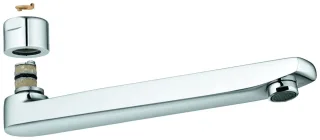 Grohe Gussauslauf 12263 chrom für WT-Batterie Euroeco Spezial, 12263000 12263000