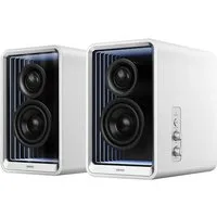 Edifier® QR65 Regal-Lautsprecher (70 Watt, mit RGB-Lichteffekten, Weiß)