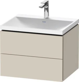 Duravit L-Cube c-shaped Set wandhängend Taupe Supermatt 600x480x480 mm - LC6950O83830000 LC6950O83830000