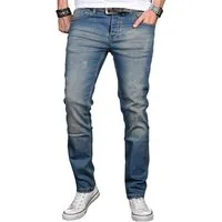Alessandro Salvarini Slim-fit-Jeans ASLuca Stretch mit Elasthan