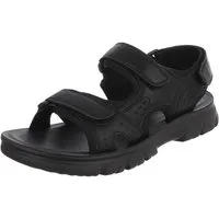 Coolwalk Herren Sandale mit Klettverschluss, sportlich Sandale (92009883) Flach Sandalen in Schwarz