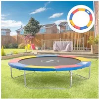 HOMCOM Trampolin-Abdeckplane Randabdeckung Federabdeckung (Set, 1-St., Trampolin Sicherheit Schutz), für Garten, Mehrfarbig