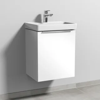 Sanipa 3way Waschtischunterbau zu Villeroy & Boch Avento Waschtisch mit 1 Tür, Weiß-Glanz UF61978