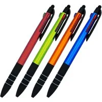 TSI Schreibwaren Eingabestift Touchscreen Pen Kugelschreiber mit 3 Schreibfarben (sortiert)