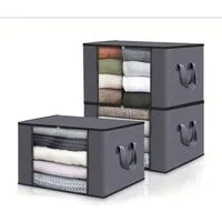 Meri-Home Aufbewahrungstasche 3er Set 90L Aufbewahrungsboxen Faltbare Unterbett Kleiderschränke