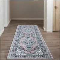 OTTO home Läufer Oriental, Made in Belgium, rechteckig, Höhe: 7 mm, Läufer, Brücke, Kurzflor, Orient-Optik, mit Bordüre, gewebt
