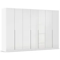 OTTO home Drehtürenschrank Kleiderschrank Kleiderschränke Schrank Garderobe AGORDO mit Glasfront (in zwei Griff-Farben, Breiten 91-405 cm) durchdachte Innenausstattung, in 8 Breiten und 2 Höhen MADE IN GERMANY