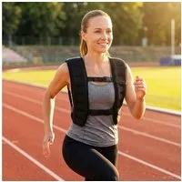 SPORTNOW Gewichtsweste 10 KG Trainingsweste mit Reflektierenden Streifen verstellbaren Gurten, (Set, 1-tlg., mit Reflektionsstreifen), für Muskelaufbau Krafttraining, Laufen, Fitness, Cross Training