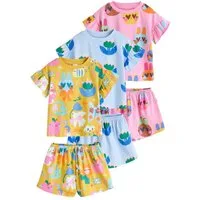 Next Pyjama Kurze Schlafanzüge, 3er-Pack (6 tlg)