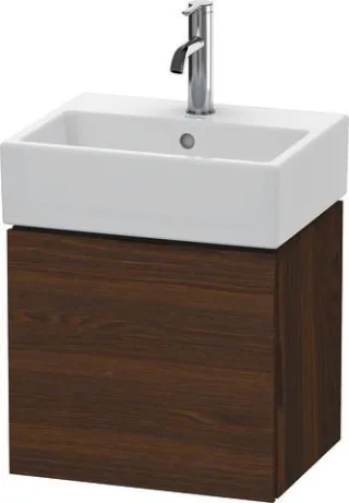 Duravit L-Cube Waschtischunterbau wandhängend Nussbaum gebürstet Matt 434x341x400 mm - LC6245R6969 LC6245R6969