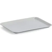 Basera® Tablett Serviertablett aus kratzfestem Melamin, 100% Melamin, (1-tlg), grau, 24 x 18 cm