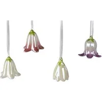 formano Hängedekoration Frühlingszeit, mit Lüster-Effekt, Mehrfarbig, Blüten, H: 6cm