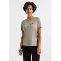 STREET ONE T-Shirt mit Rundhalsausschnitt