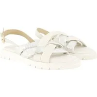 Ulla Popken Leder-Sandaletten Metallic-Optik Weite H Sandalette