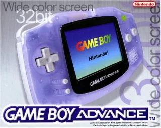 Nintendo Game Boy Advance clear blue