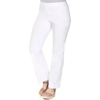 Sheego Jerseyhose Stretch-Hose »Die Bootcut« mit schmalem Bund