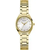 Guess Quarzuhr CHARLOTTE GW0767L2, Armbanduhr, Damenuhr, Edelstahlarmband, Mineralglas, analog