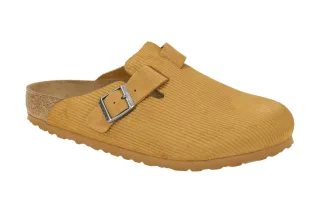 Birkenstock 1025647 Boston_BS_D Damen Clogs Braun Corduroy Cork Brown - Beque...