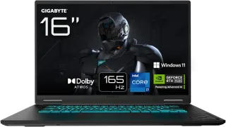 GIGABYTE Gaming A16 [16'' Core i7-13620H 24GHz 16GB RAM 1TB SSD GeForce RTX 4050 Win 11 Home] schwarz