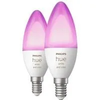 White & Color E14, LED-Lampe Doppelpack, ersetzt 25 Watt