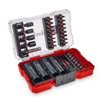 Einhell Bit-Set Original Einhell M-CASE 35-tlg. Impact-Bit- und Stecknuss-Set (25-mm-B, 34-St., M-CASE 35-tlg. Impact-Bit- und Stecknuss-Set