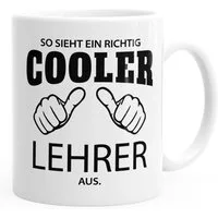 MoonWorks Tasse So sieht ein richtig ein richtig cooler [object Object] aus Tasse Berufe MoonWorks®, Keramik