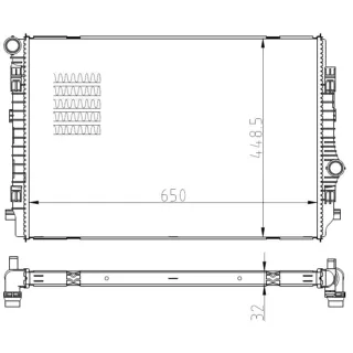 NRF Motork?hler gel?tet Audi Seat Skoda VW 550081 2,0