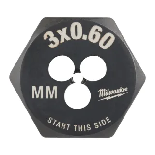 Milwaukee Gewindeschneideisen M3x0,60 mm - 4932500608