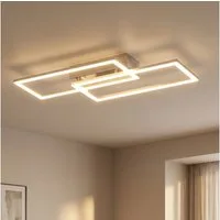 GLOBO LIGHTING LED Deckenleuchte, LED-Leuchtmittel fest verbaut, Warmweiß, LED Deckenlampe Wohnzimmerleuchte Deckenleuchte